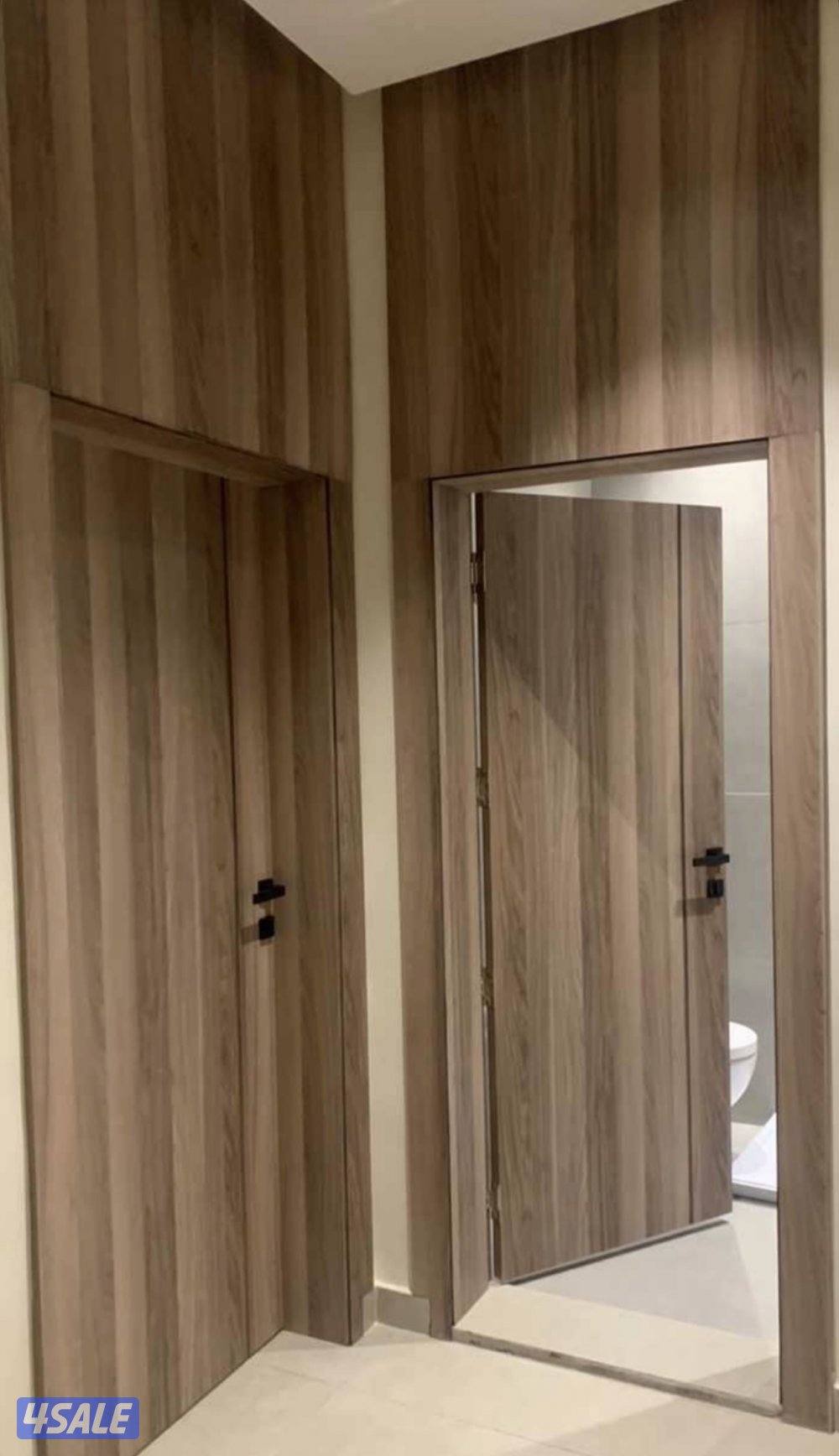 نجار تفصيل دواليب جدران تلفزيون بد وول وأبواب خشب وديكور12