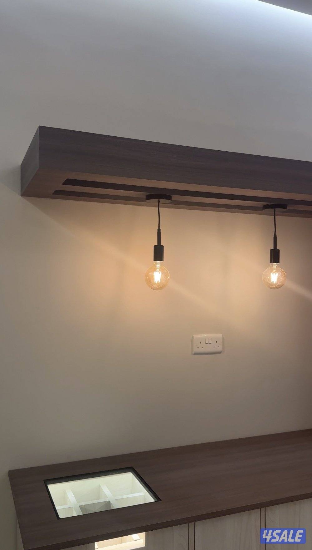 نجار تفصيل دواليب جدران تلفزيون بد وول وأبواب خشب وديكور14