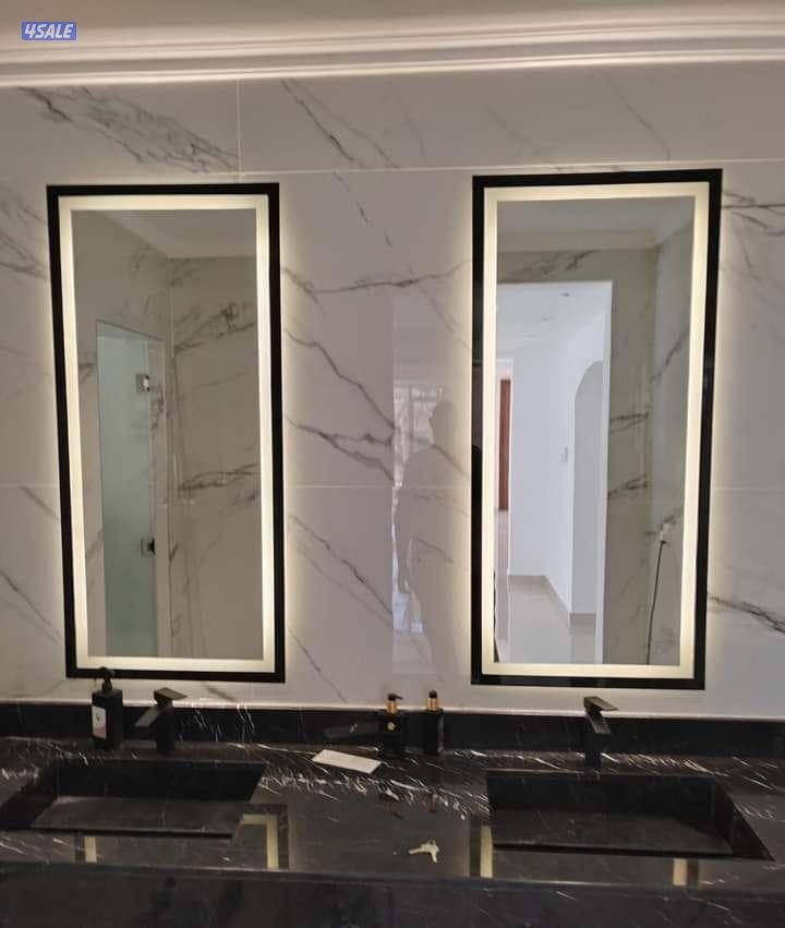 فني تركيب زجاج و مرايات. بلكونات.طاولات. شوربكس قواطع.مرايا مضيئة9