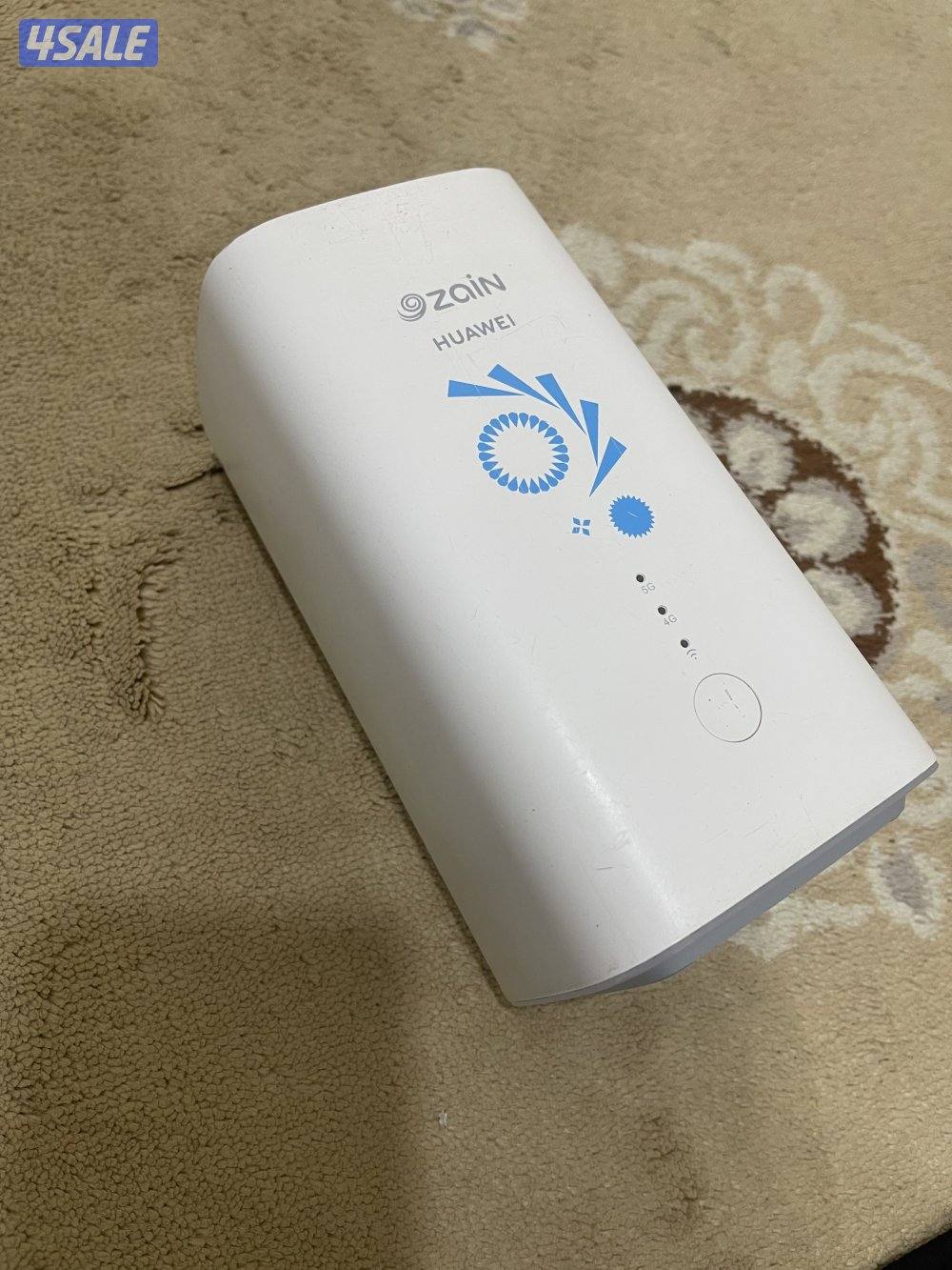 راوتر هواوي ثابت برو 5 نظيف شبكة زين zein مع واير الشحن0