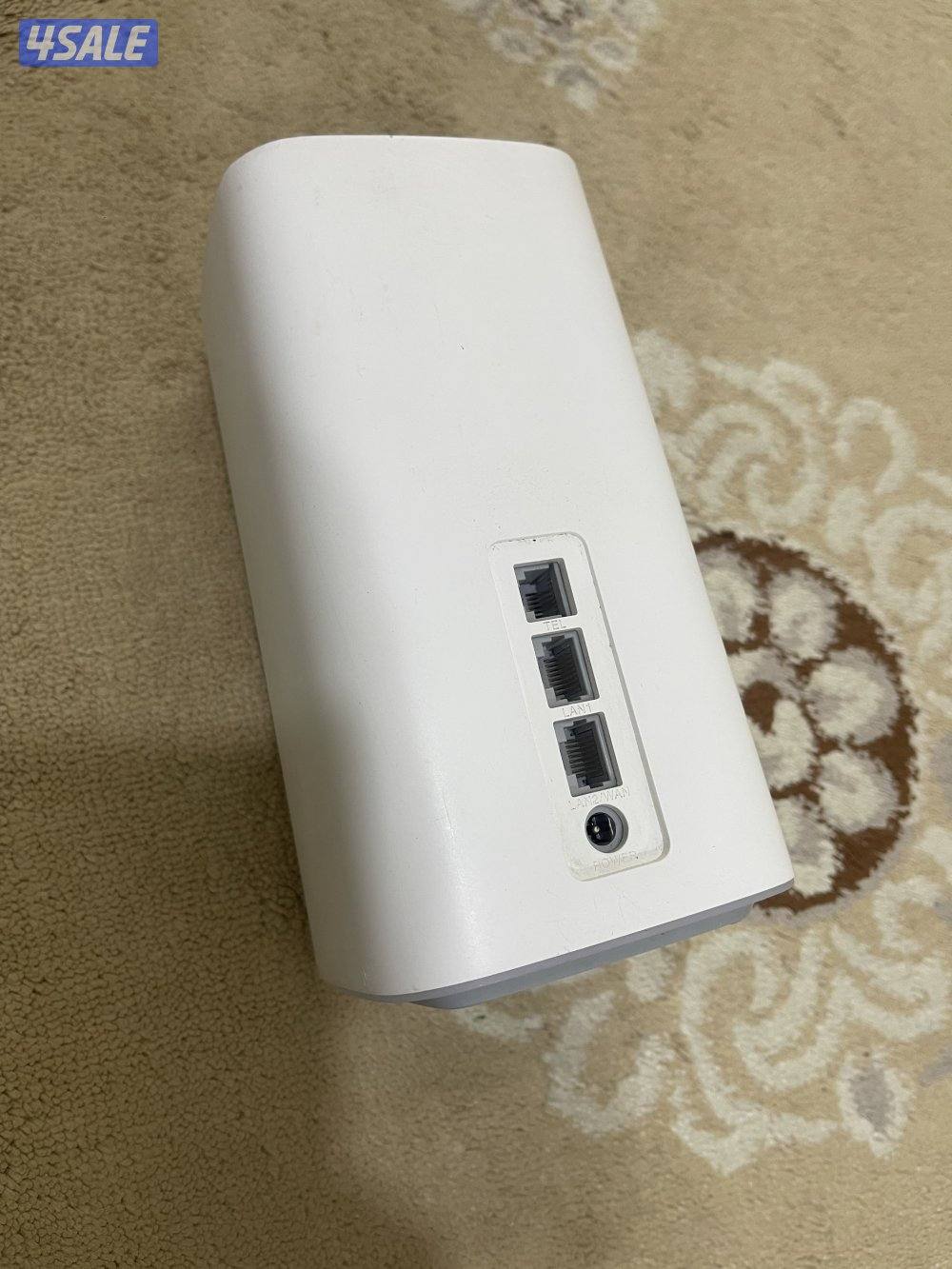 راوتر هواوي ثابت برو 5 نظيف شبكة زين zein مع واير الشحن1