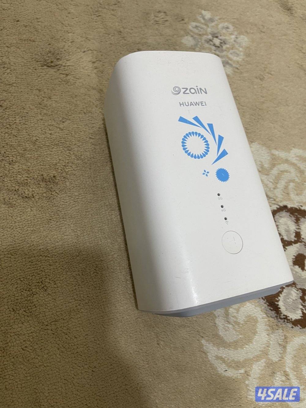 راوتر هواوي ثابت برو 5 نظيف شبكة زين zein مع واير الشحن2