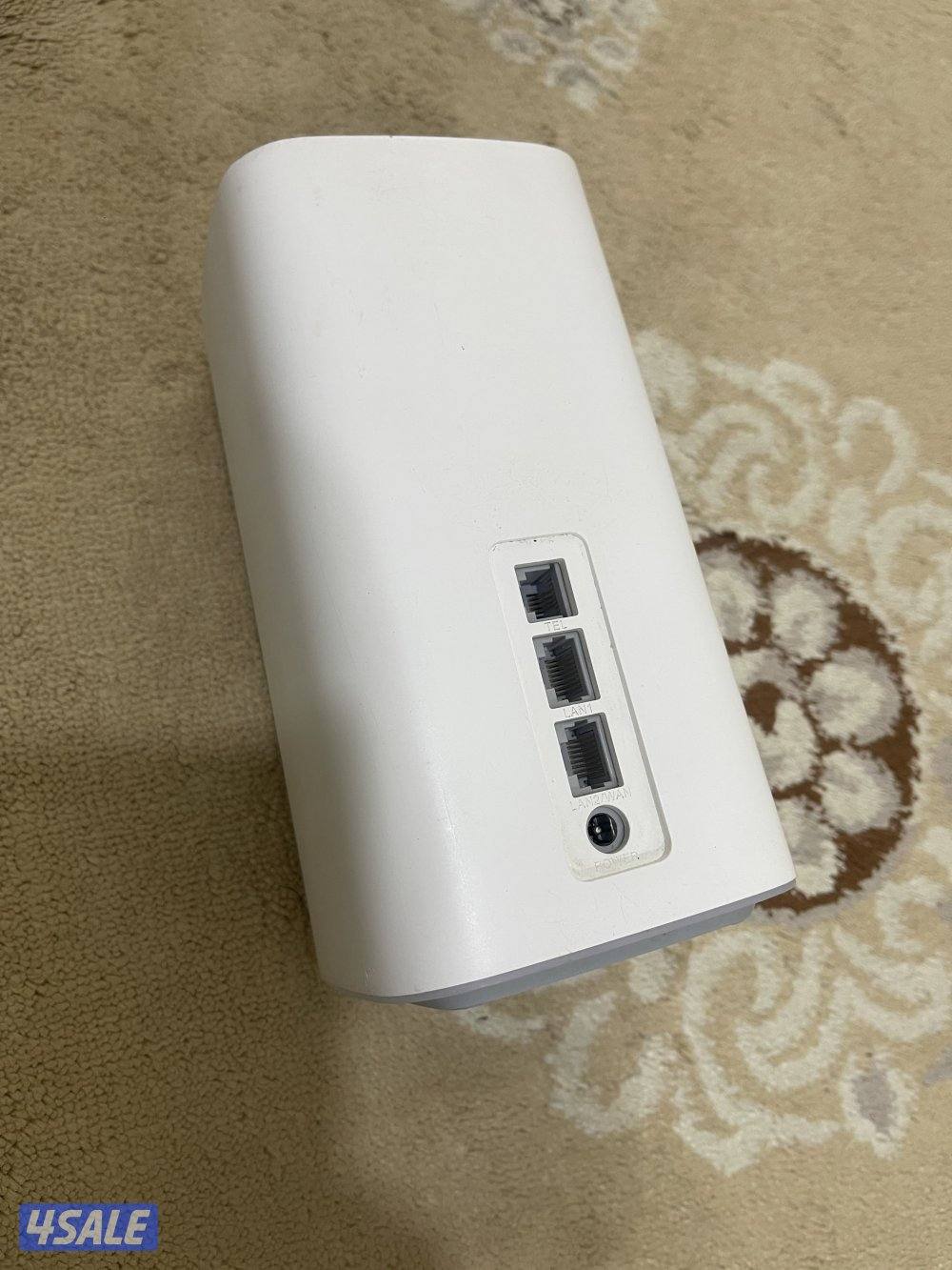 راوتر هواوي ثابت برو 5 نظيف شبكة زين zein مع واير الشحن4