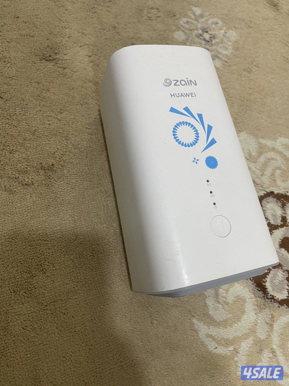 راوتر هواوي ثابت برو 5 نظيف شبكة زين zein مع واير الشحن5