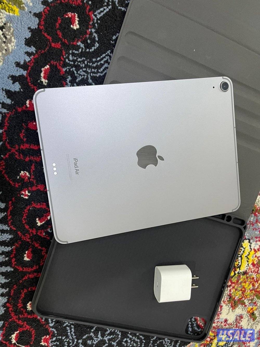 ايباد ابل اير 11 انش m2 بطارية 100 مساحة 256 قيقا شريحة 5g نظيف حيل6