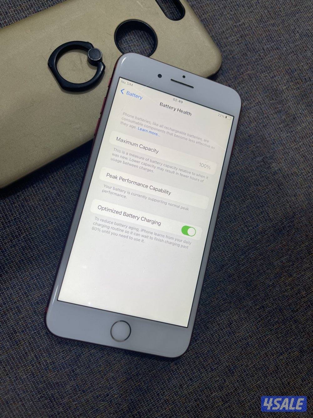 ايفون 7 بلس الكبير 128 جيجابايت بطارية 100 نظيف وشغال تمام5