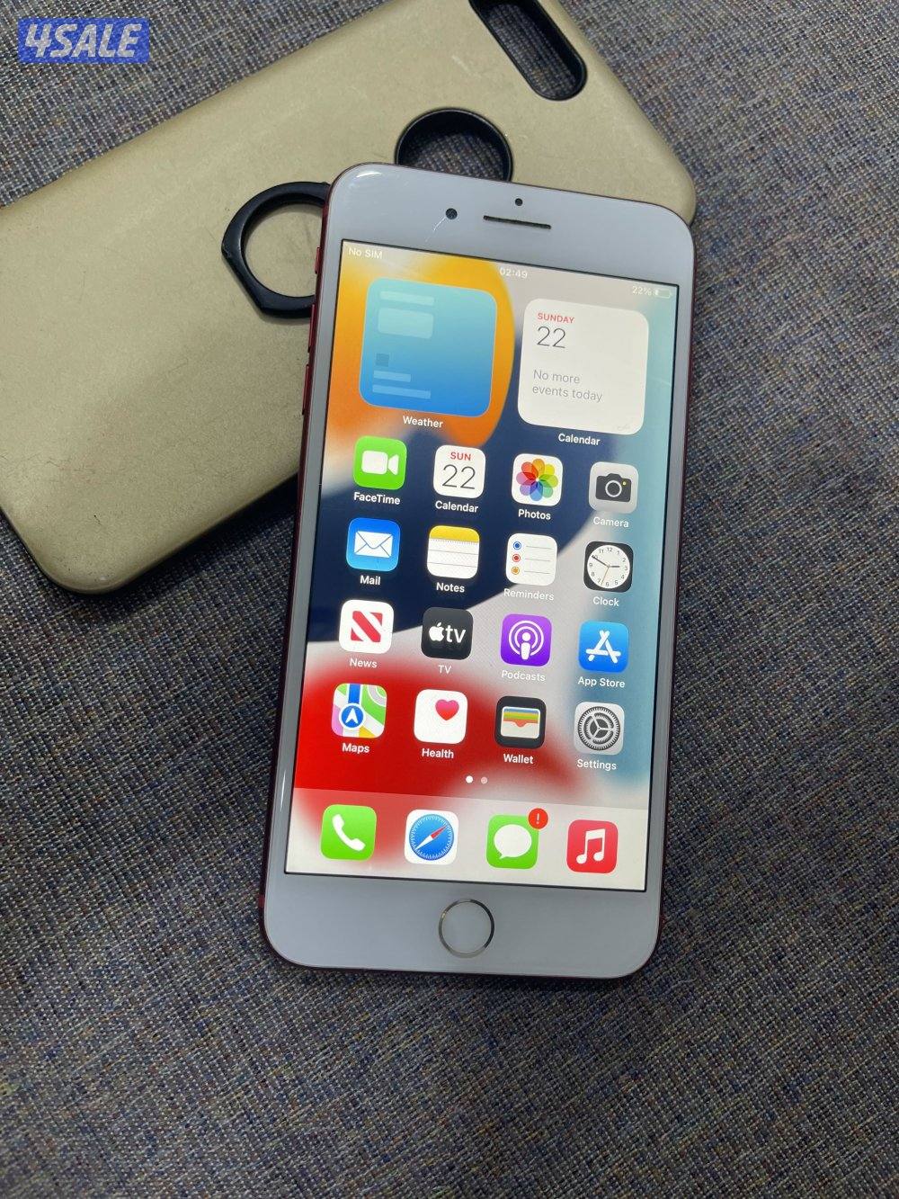 ايفون 7 بلس الكبير 128 جيجابايت بطارية 100 نظيف وشغال تمام10