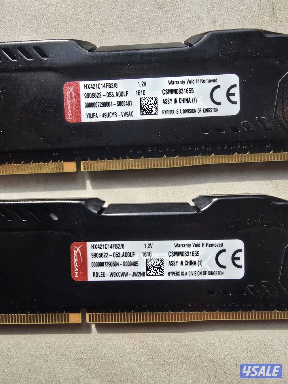 Kingston 16GB HyperX Fury DDR4 2133 MHz UDIMM Memory (2x8GB)1