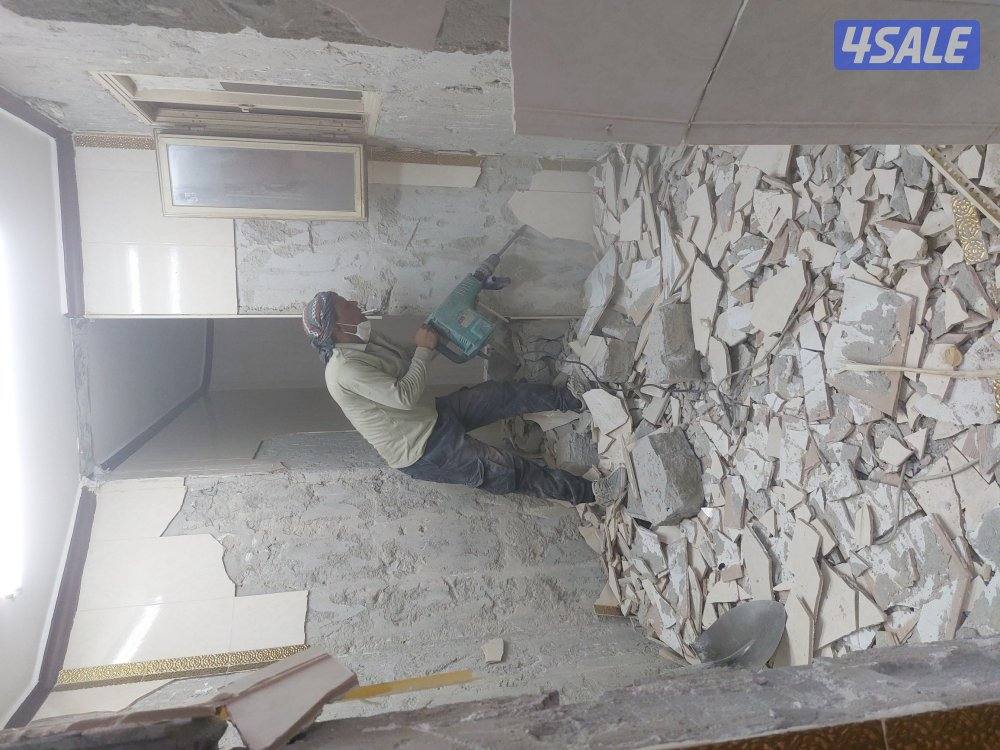 ابو محمد  ترميمات عامه بناء سقف كربي تجديد سراميك حمامات ومطبخ9