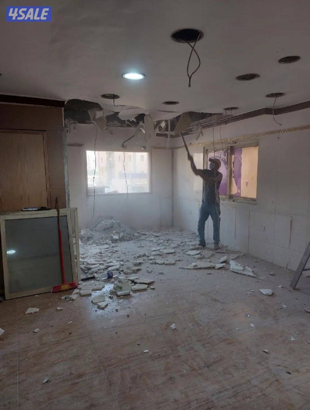 ابو محمد  ترميمات عامه بناء سقف كربي تجديد سراميك حمامات ومطبخ14