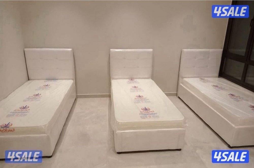سرير سنجل +سرير دبل سرير  جميع القياسات دواشق طبيه جميع القياسات مخده7