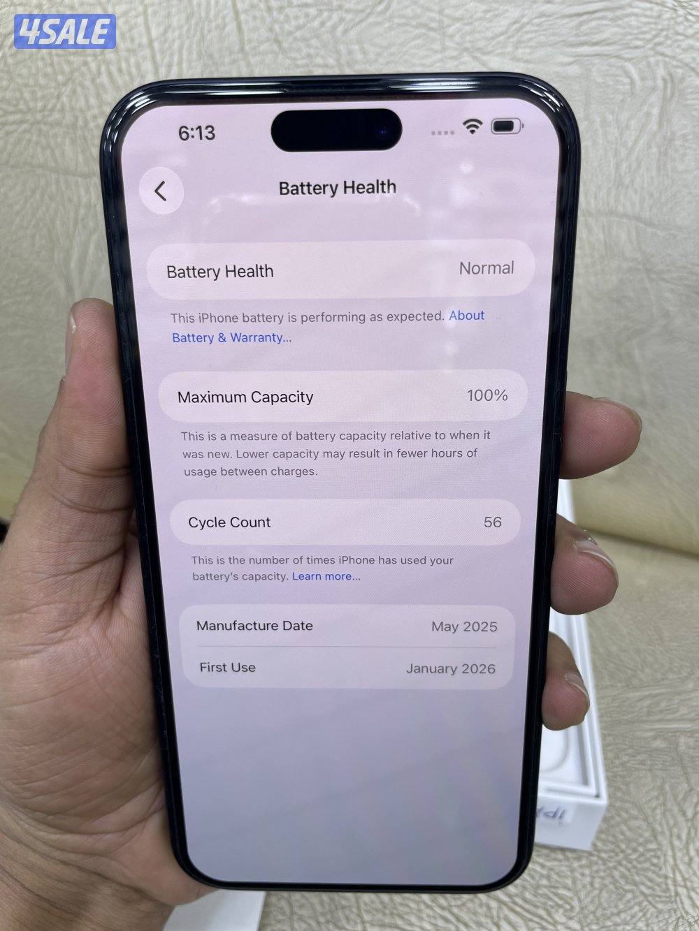 Iphone 16 plus  128 Gb 100 % battery condition like a new , no scratch1