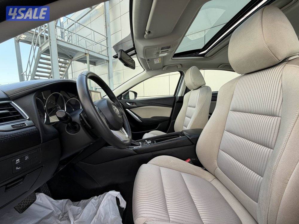 مازدا 6 موديل 2016 عداد 198 الف كم كامل المواصفات فتحه شاشه بصمه كامير3