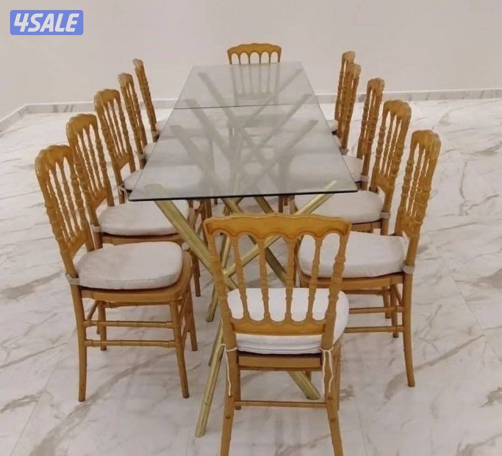 تاجير كراسي وطاولات وقنفات وزينه وقهوجيه6