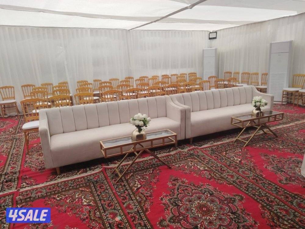 تاجير كراسي وطاولات وقنفات وزينه وقهوجيه8