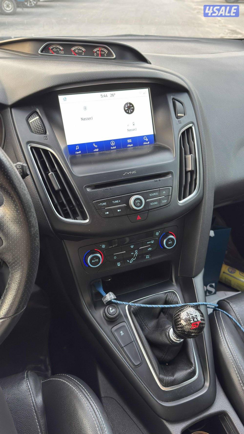 للبيع فورد فوكس ST قير عادي شرط الفحص3