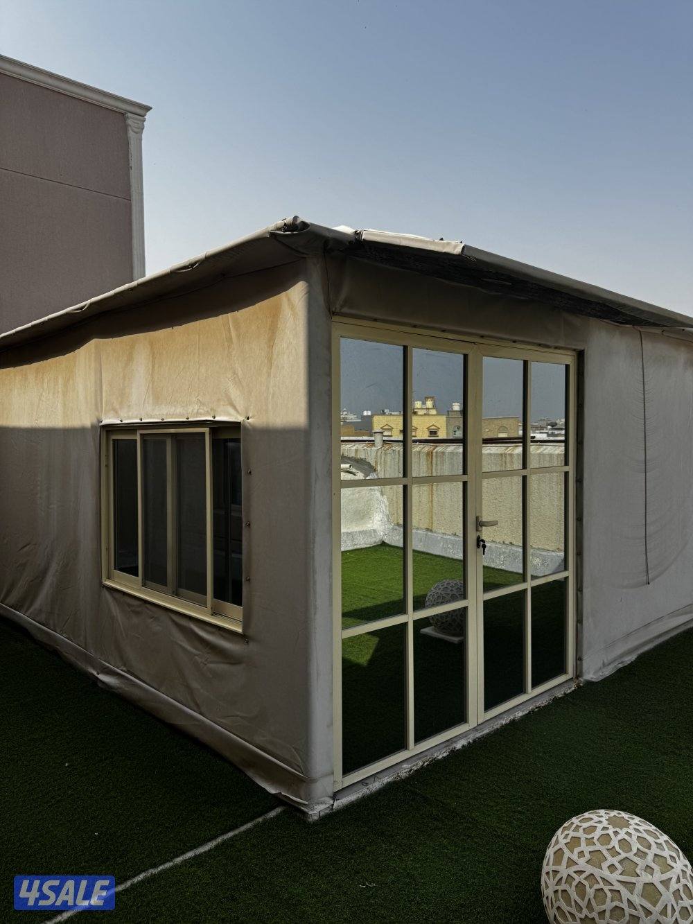 للبسع خيمه جاهزة مع الفرش  قياس 4  في 63