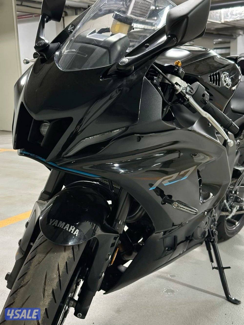 Yamaha r7 2022 black for sale2700 km only ستة ستة عشرة ستين ثلاث اربع0