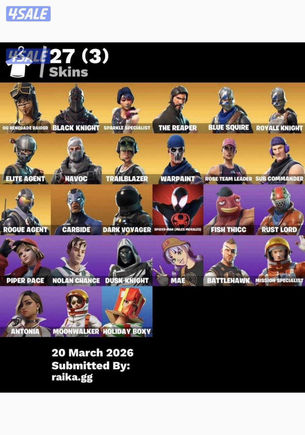 حساب فورتنايت ايبيك بنت الطياره الذهبية + شيطون ايميل اساسي ينربط سوني1