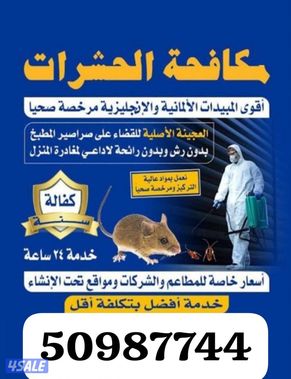 مكافحة حشرات وقورض0