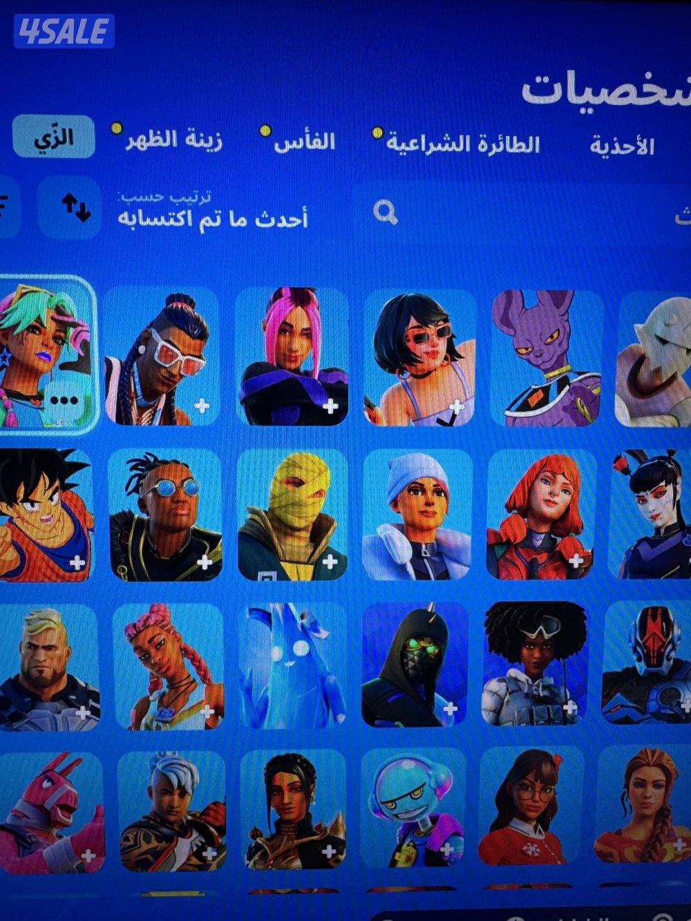 حساب فورت نايت سوني في ١٧٧ سكن وفي أشياء نادره خفيفه تواصل واتس اب13
