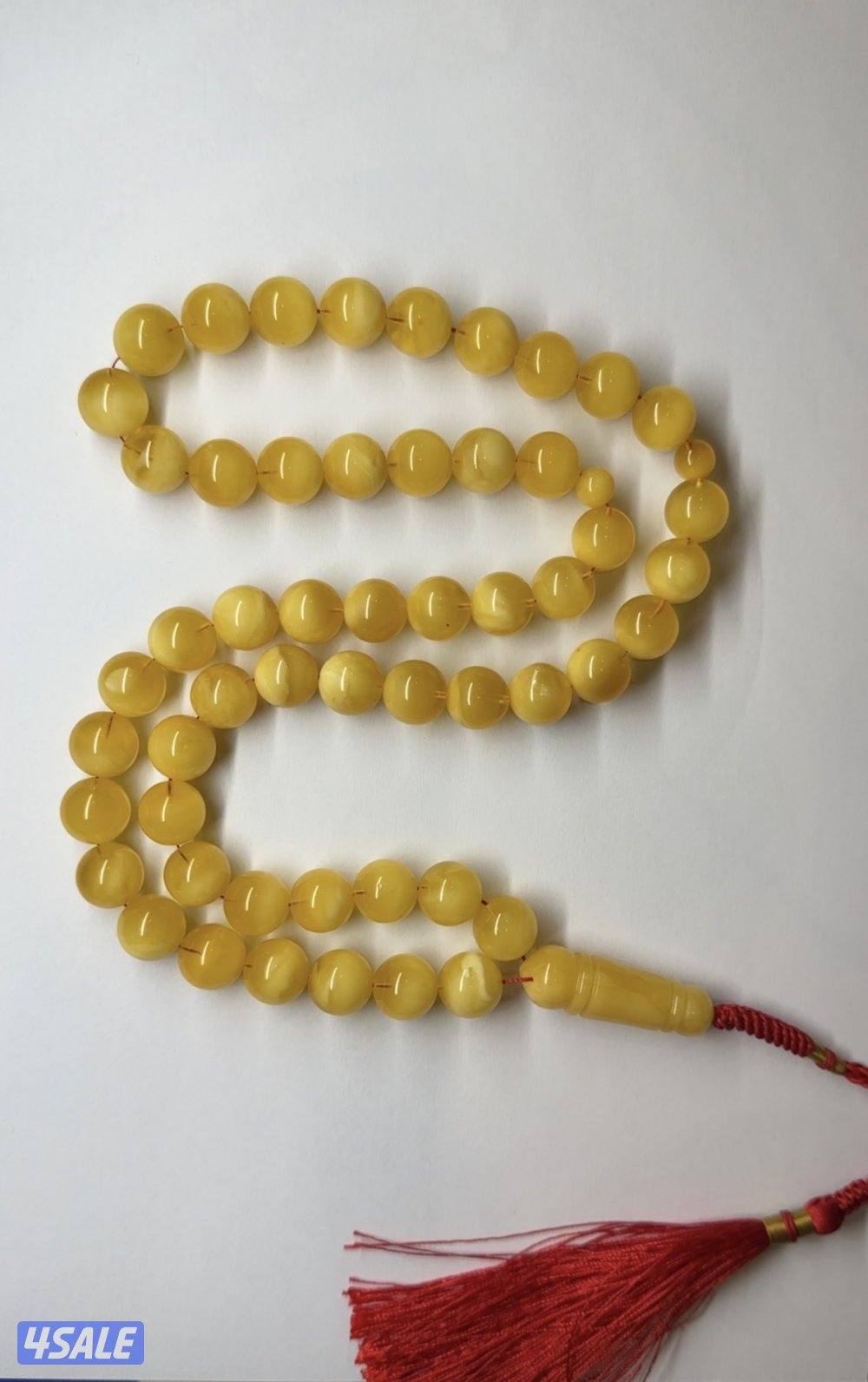 مسباح كهرب 73 جرام 55 خرزة السعر قابل للمساومة بالمعقول2