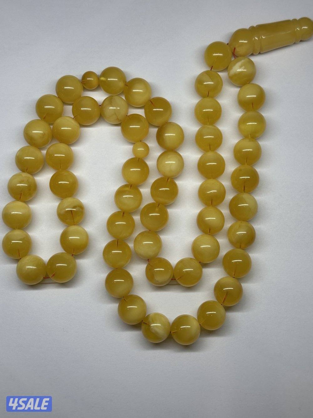 مسباح كهرب 73 جرام 55 خرزة السعر قابل للمساومة بالمعقول3