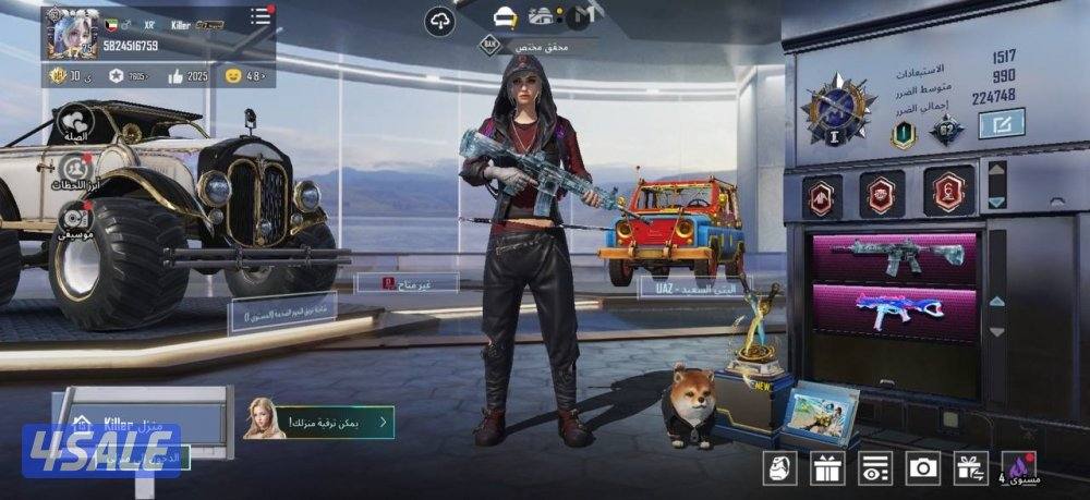 حساب ببجي للبيع بسعر رخيص احساب محقق1