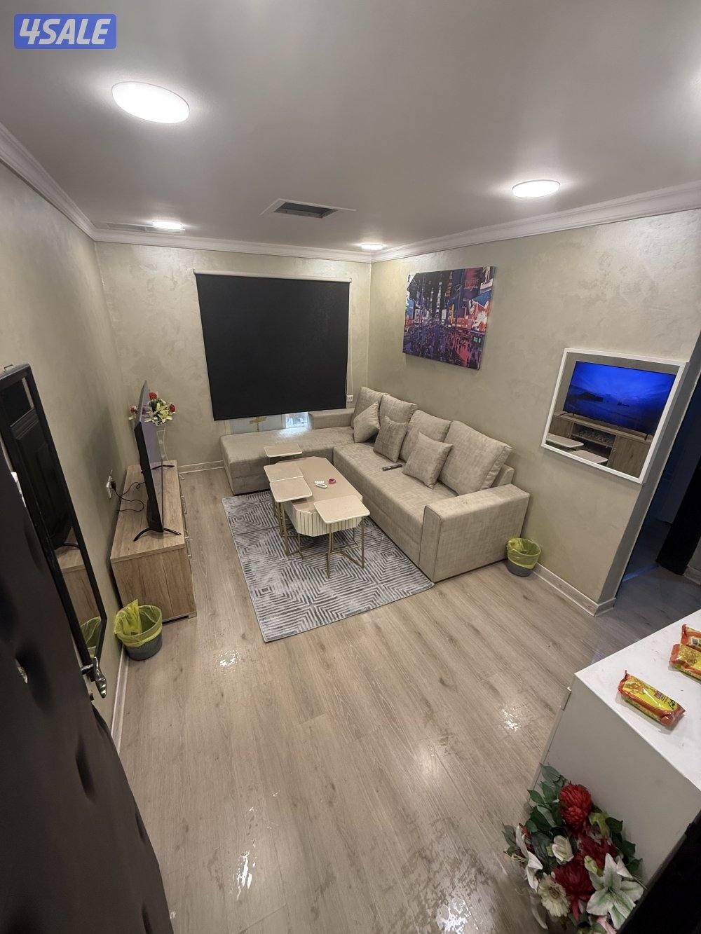 يوجد لدينا شقق الايجار غرفة وصالة ومطبخ وحمام4