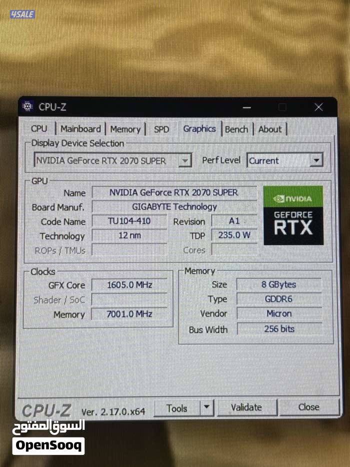 Pc بيسي 2070 super i5 10th gen 16gb ddr4 32004