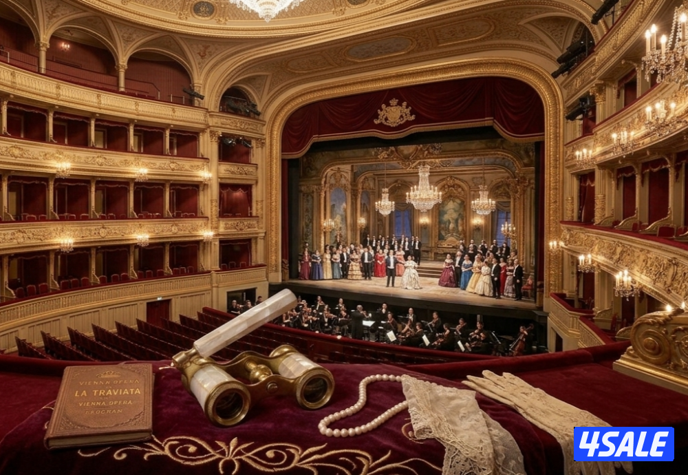 قطعه ملكيه من زمن الفخامةتحفة "عرق اللؤلؤ" النادرة أوبرا جلاس2