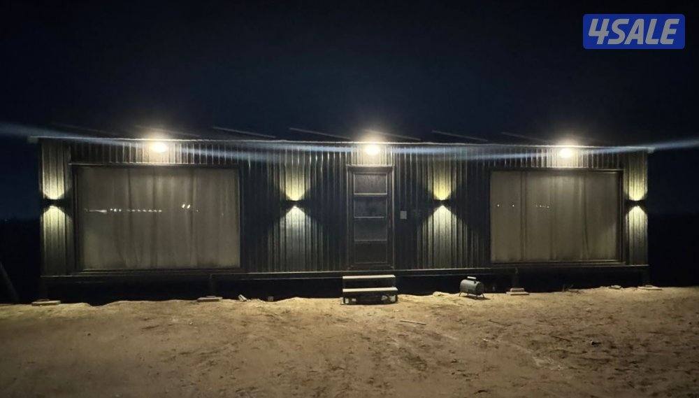 شاليه للبيع ١٢ في ٤ غرفتين وحمام ومطبخ مع طاقة شمسية6