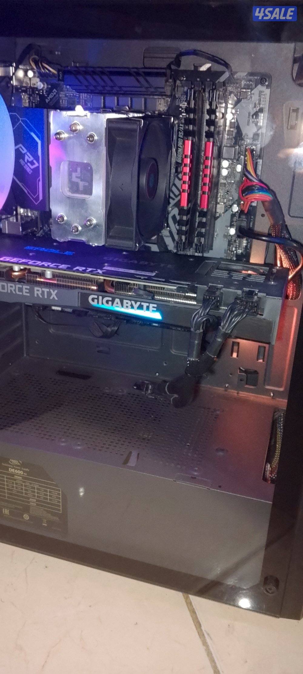 Rtx3070, i5-12400f gaming pc بي سي قيمنق4