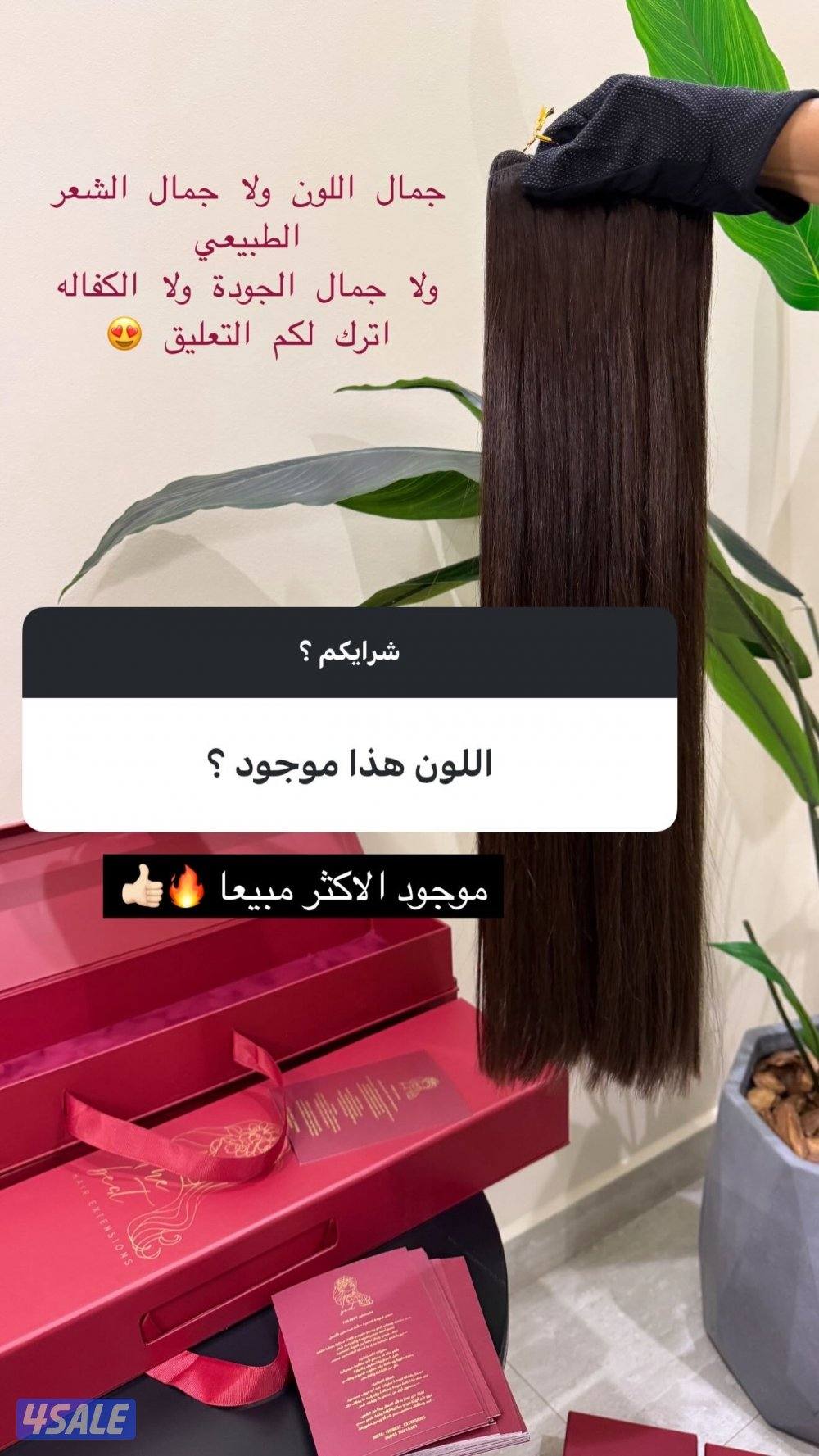 للبيع مشروع كامل من الشعر المستورد مع حساب الانستا ورقم التليفون4