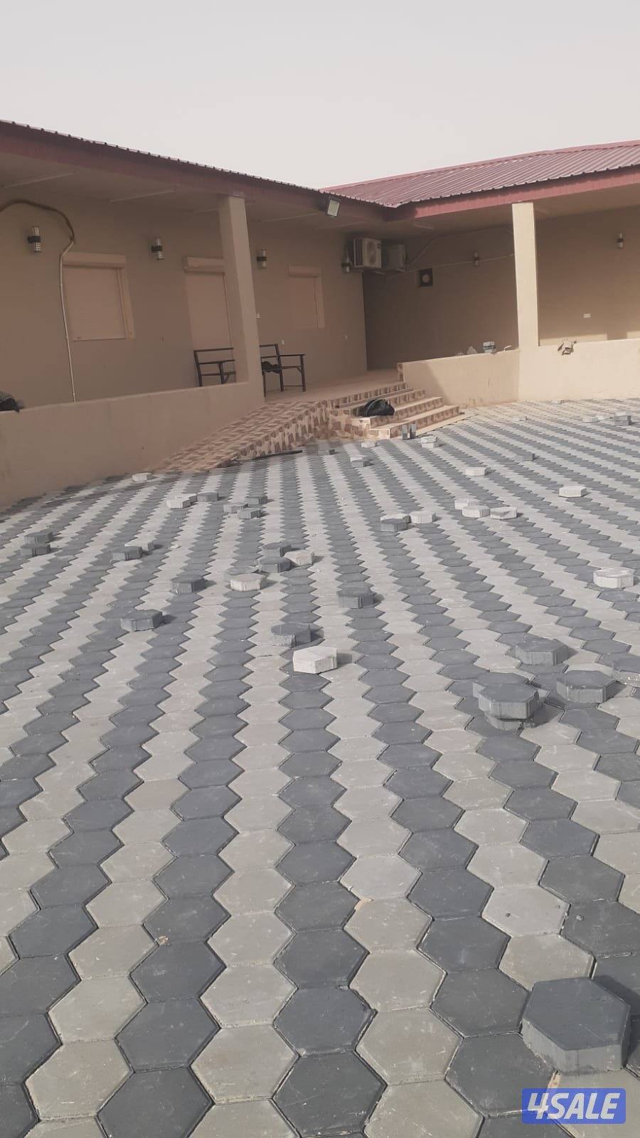 توريد وتركيب جميع انواع البلاط المتداخل والرخام والرصيف وتنسيق الحدائق2