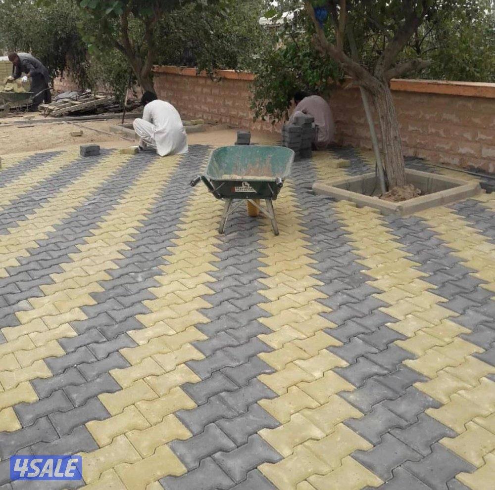 توريد وتركيب جميع انواع البلاط المتداخل والرخام والرصيف وتنسيق الحدائق4