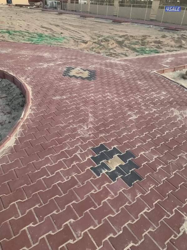 توريد وتركيب جميع انواع البلاط المتداخل والرخام والرصيف وتنسيق الحدائق5