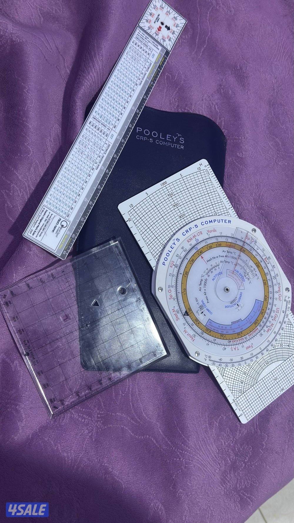 CRP-5 computer, general aviation headset , knee board7