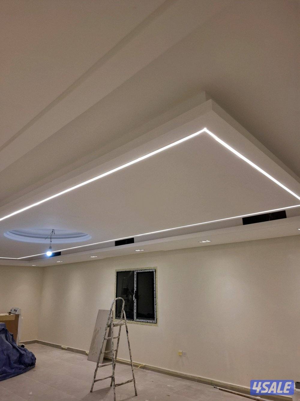 تاسيس وتشطيب جميع اعمال الكهرباء تركيب ثريات تركيب برفيل ليد12