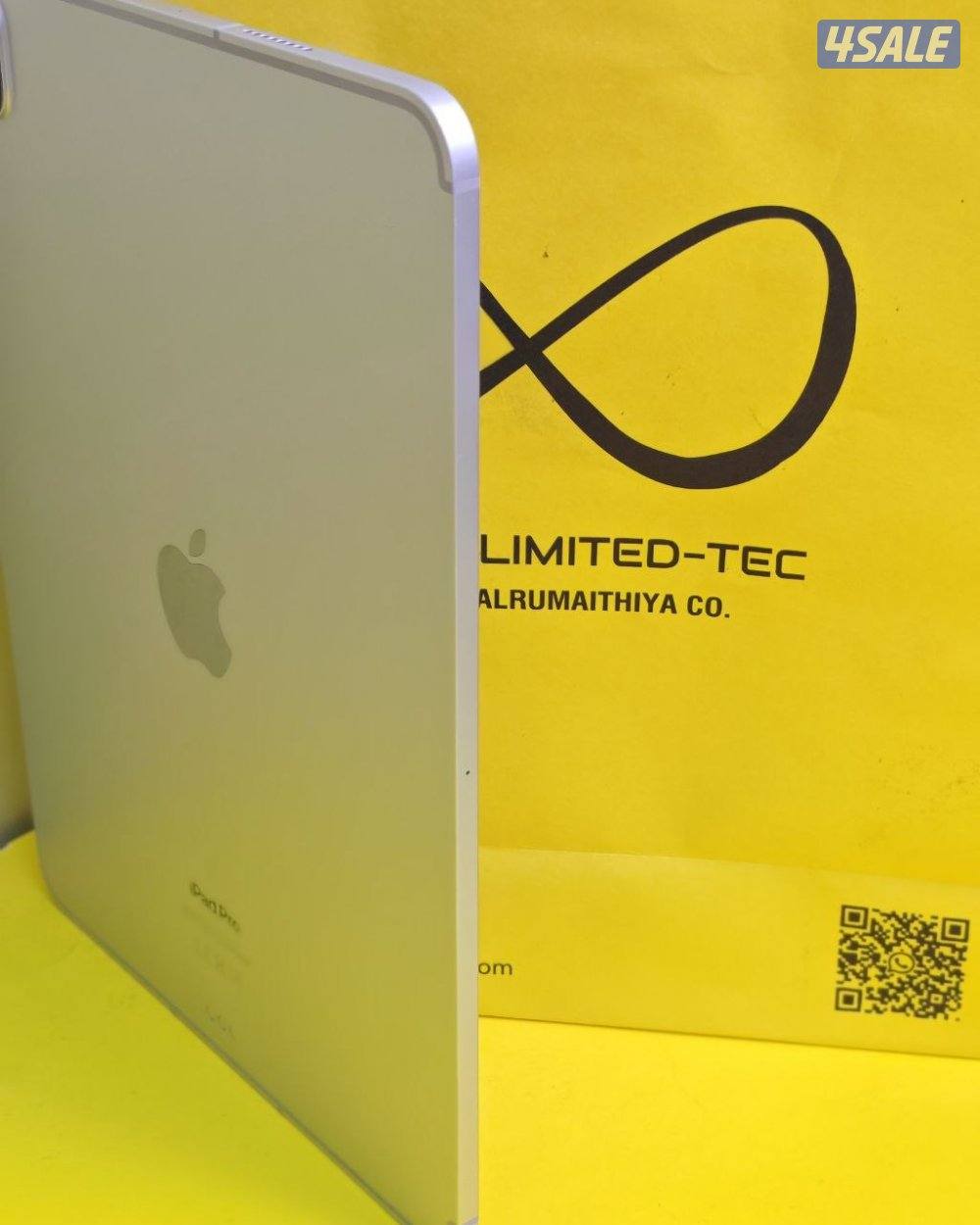 آيباد 11 برو الجيل الرابع 128 جيجا فضي البطارية 92% مستعمل كالجديد5