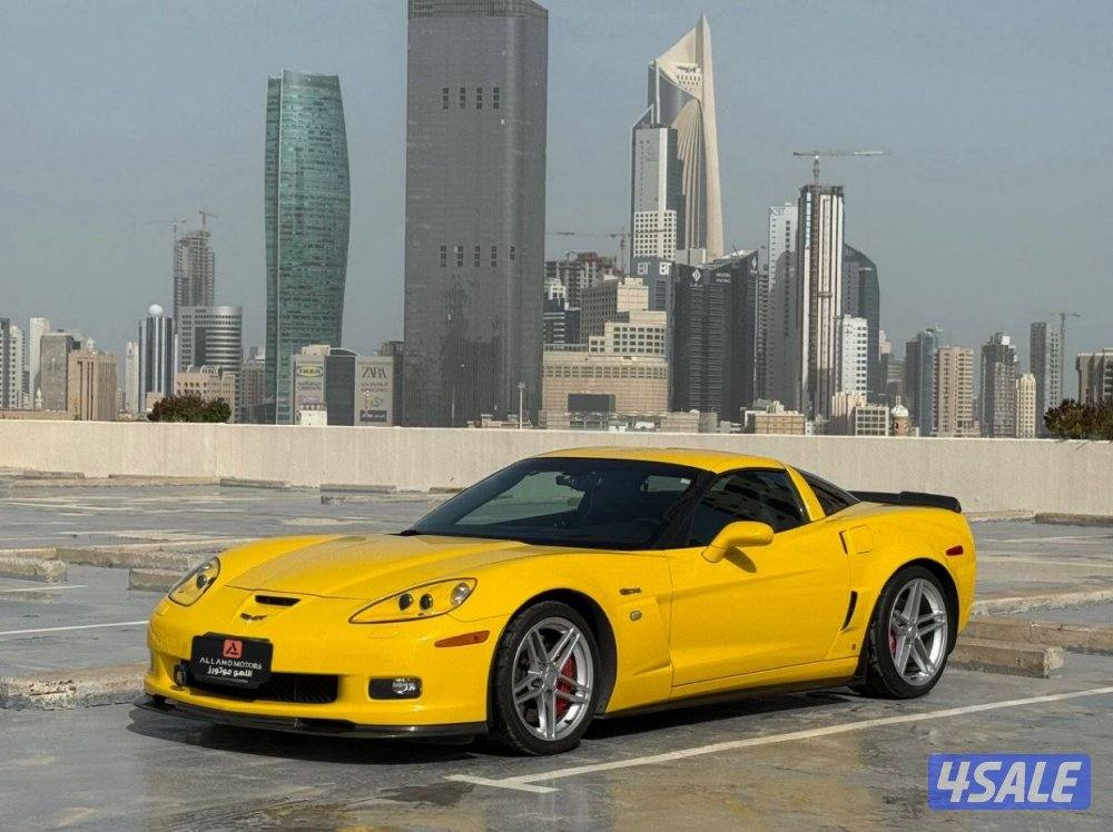 كورفيتZO6 موديل2007 عداد72الف وارد اليابان بحاله نادره1