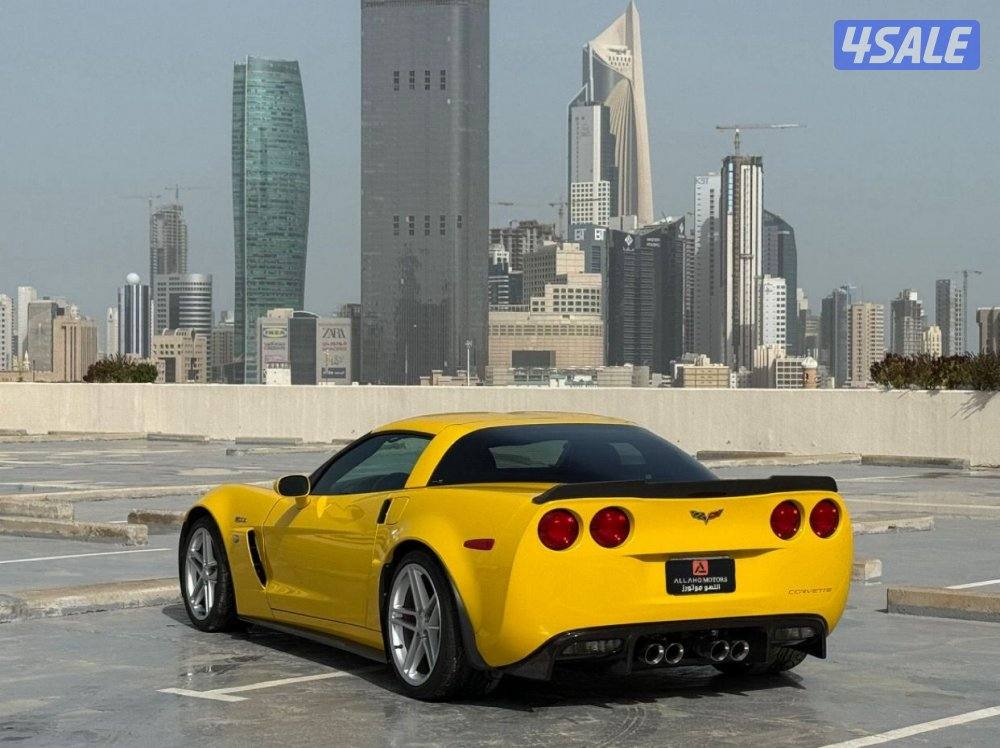 كورفيتZO6 موديل2007 عداد72الف وارد اليابان بحاله نادره2