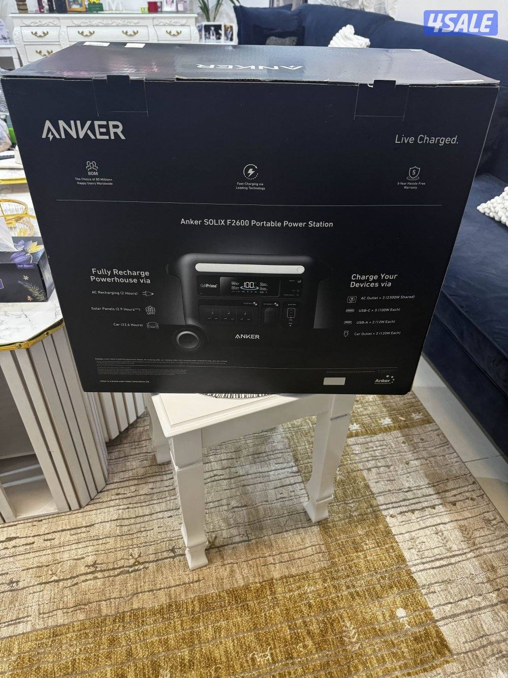 للبيع جنريتر انكر 2560Wh -2300W جديده1