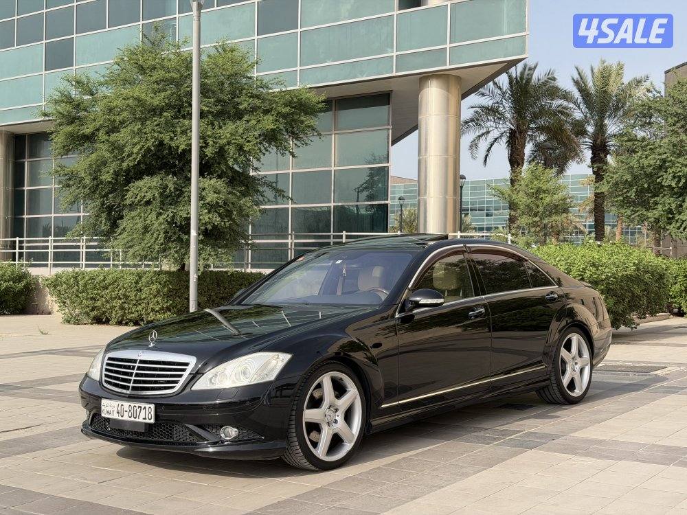 مرسيدس S500 كت Amg موديل 2006 عداد قليل 154 الف كم ملف في وكالة البشر0