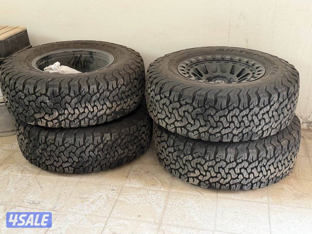 رنقات black rhino مع تواير BF goodrich  كالجديده1