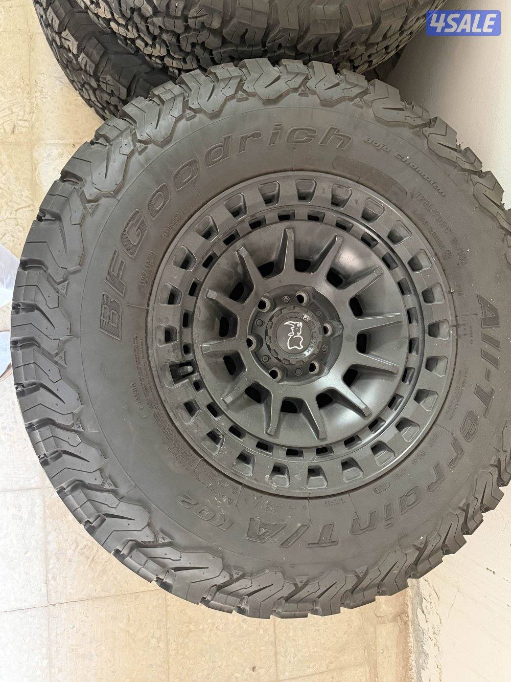 رنقات black rhino مع تواير BF goodrich  كالجديده3