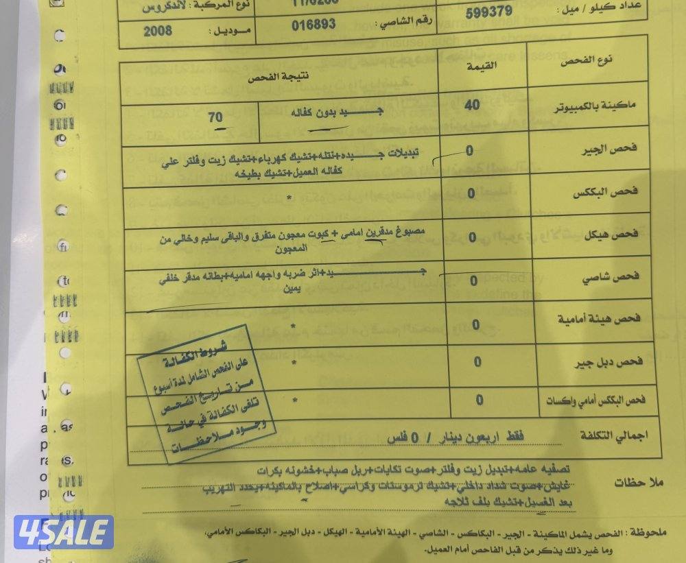 للبيع لاندكروزر20086