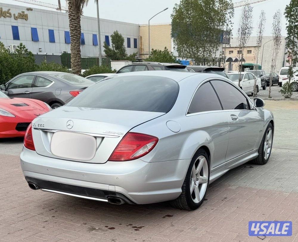 مرسيدس CL550 AMG موديل 2008 صبغ وكاله وارد اليابان5