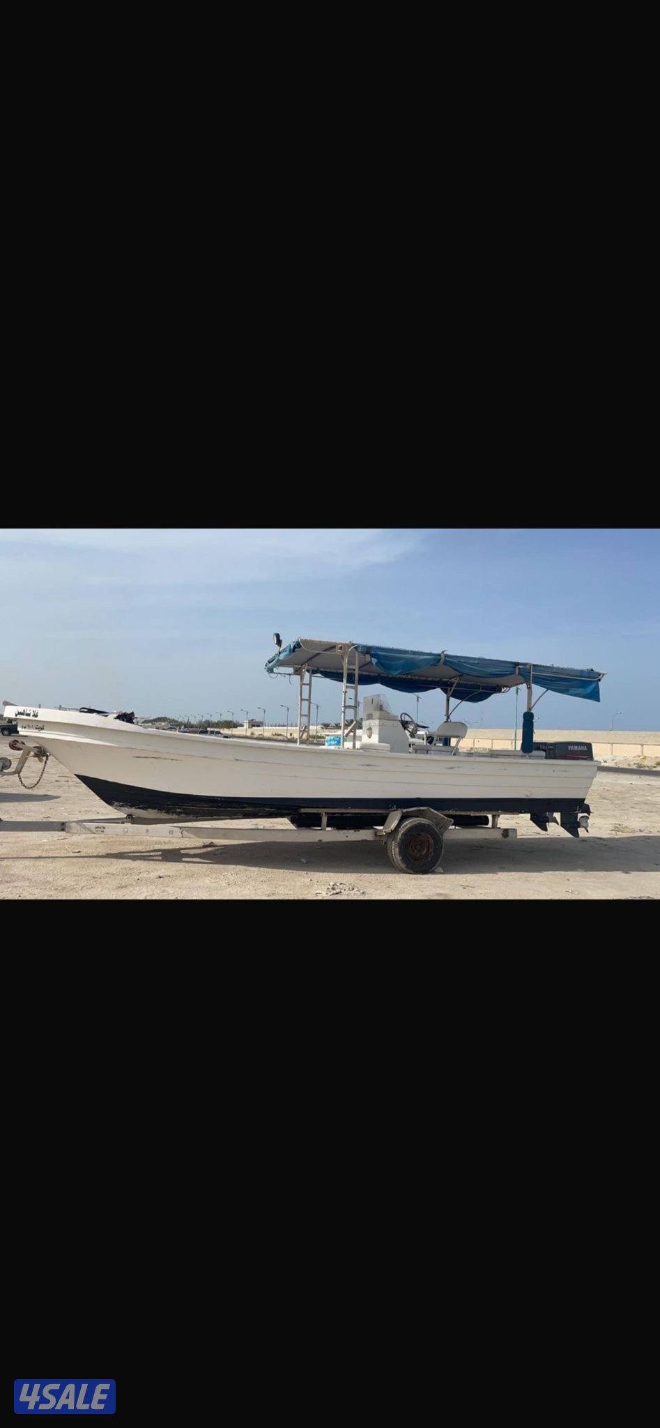 ٢٦قدم الدرازي مكاين١٤٠ياماها ونش وبلاد ومظله وصدافات ونزافتبن وقارمن2