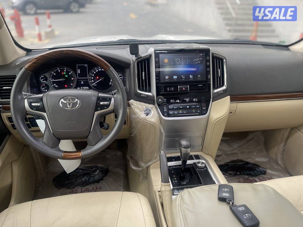 لاند كروز VXR وارد قطر صبغ الوكاله شرط الفحص8